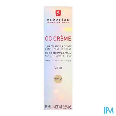 produit ERBORIAN CC CREME PORCELAIN 15ML