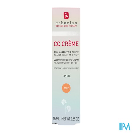 produit ERBORIAN CC CREME DORE 15ML