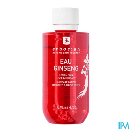 vignette ERBORIAN EAU GINSENG LOTION SOIN 190ML