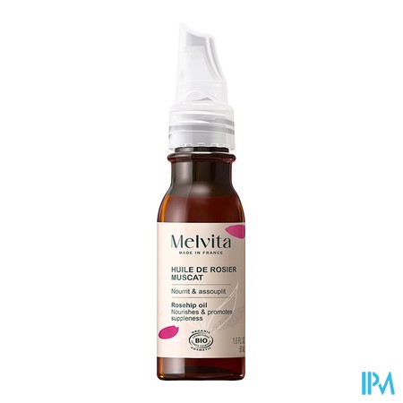 vignette MELVITA HUILE DE ROSIER MUSCAT 50ML