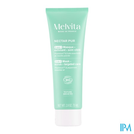 vignette MELVITA 3EN1 MASQUE GOMMAGE ET SOIN CIBLE