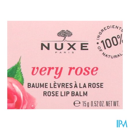 vignette NUXE BAUME LEVRES VERY ROSE POT 15G