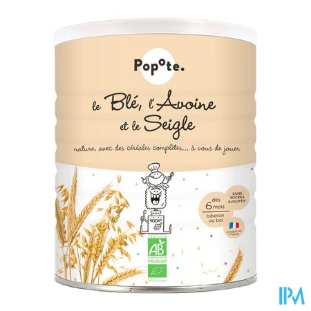 produit POPOTE LES CEREALES BLE AVOINE SEIGL 220G