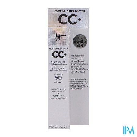 produit ITCOSM SKIN BUT BETT CC+ SPF50+ LIG12ML