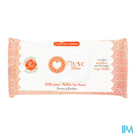produit MUSC INTIME LINGETTES INT HOT PEACH 30