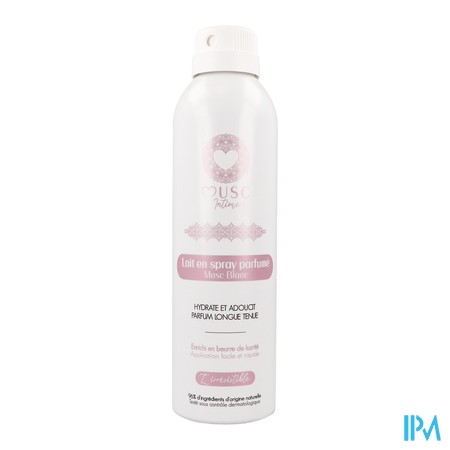 vignette MUSC INTIME BLANC LAIT CORPS SPRAY 200ML