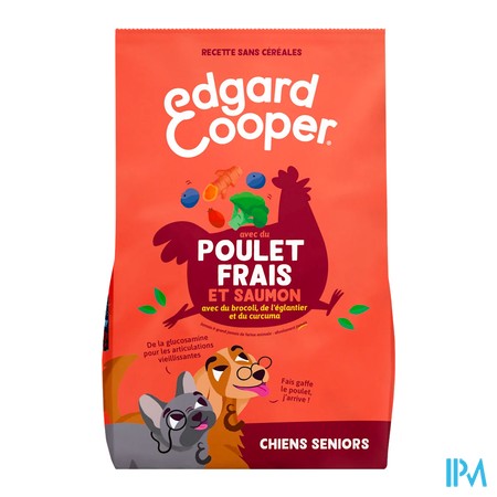 produit EDGARD DOG F SENIOR DRY CHICKEN/SALM2.5KG