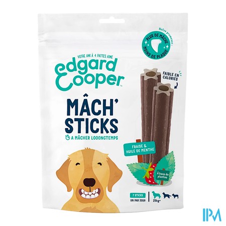 produit EDGARD DOG F AD DENTAL STRAWBERRY/MINT L