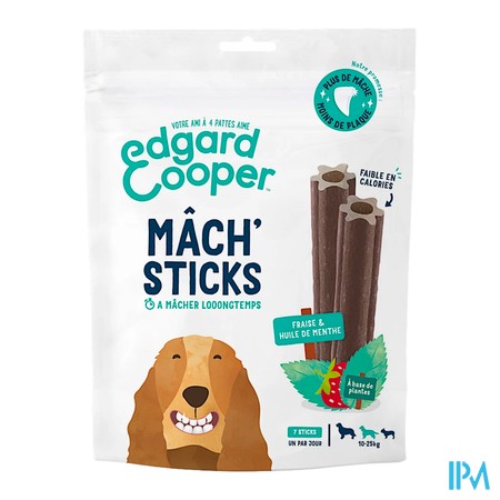 produit EDGARD DOG F AD DENTAL STRAWBERRY/MINT M
