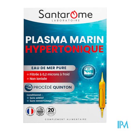 produit QUINTON PLASMA MARIN HYPERTONIQ 20 AMP