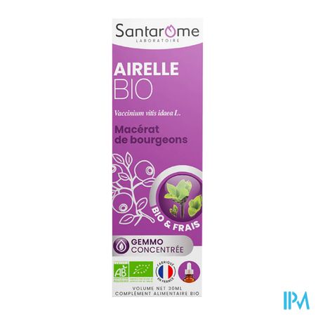 produit SANTAROME AIRELLE BIO FL PIPETTE 30ML