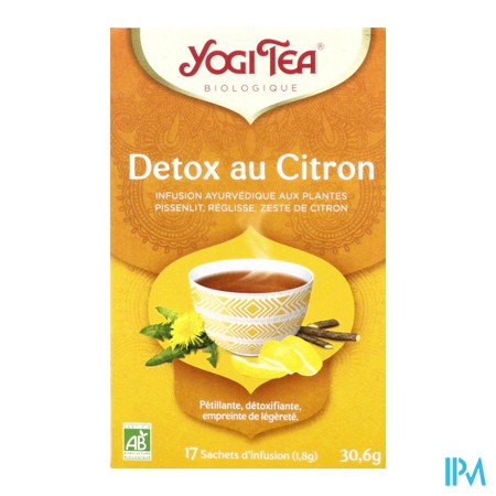 vignette YOGI TEA DETOX AU CITR 17SACH