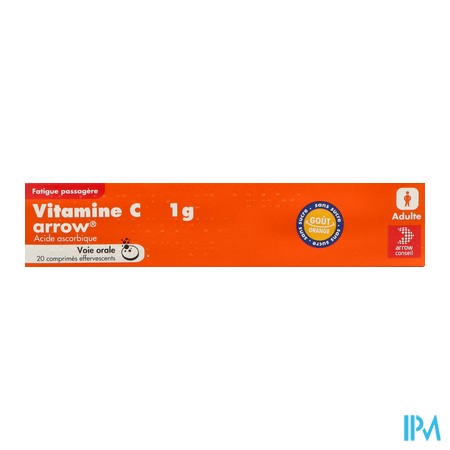 produit VIT C ARW 1G CPR EFFV TB20