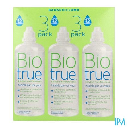 produit BIOTRUE SOL MULT LENTIL 300MLX3