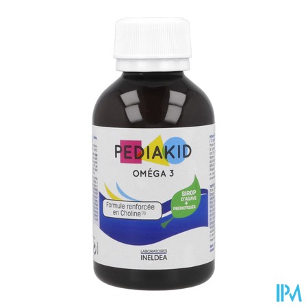 vignette PEDIAKID OMEGA3 CITR/COLA SP 125ML