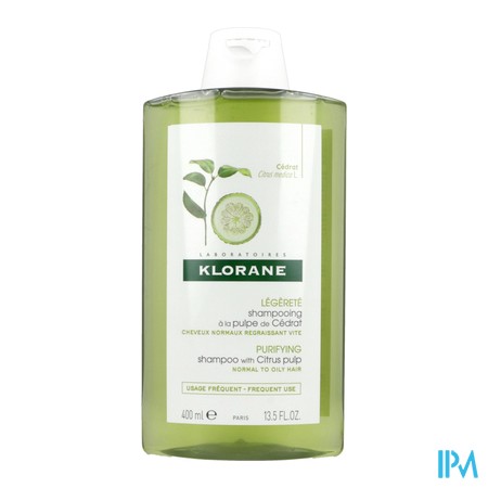 vignette KLORANE SH CEDRAT 400ML