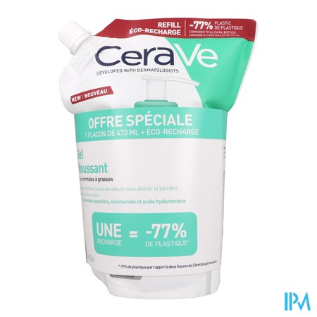 produit CERAVE GEL MOUSS A/IMPERF 473+RECH