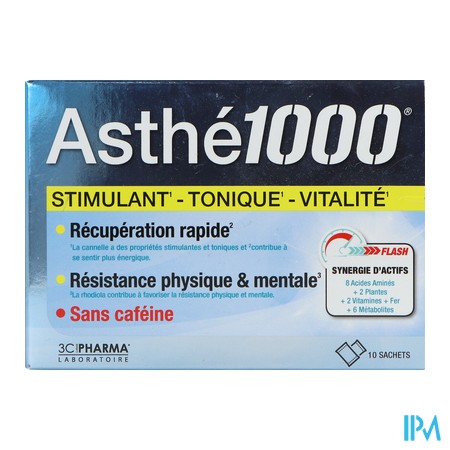 vignette 3C PHARMA ASTHE1000 10 SACH