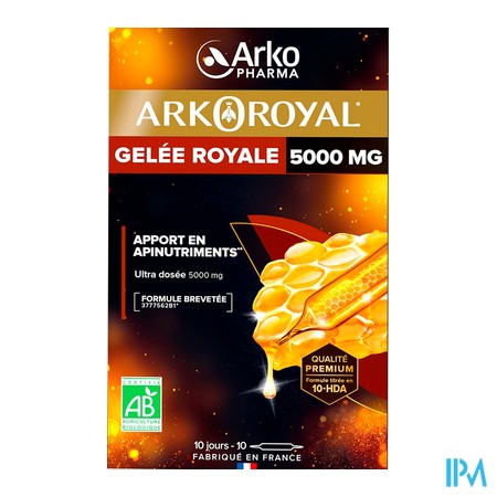 produit ARKOROYAL GR 5000MG 10 AMP BIO