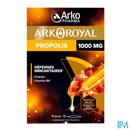 produit ARKOROYAL PROPOLIS 1000MG 10 AMP