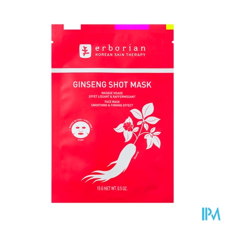 vignette ERBORIAN GINSENG SHOT MASK 15G