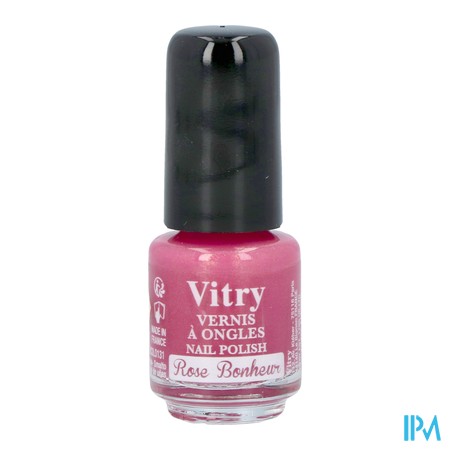 vignette VITRY MINI VERNIS ROSE BONHEUR 4ML