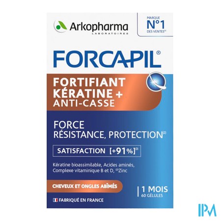 vignette FORCAPIL FORTIFIANT+KERAT GELUL 60