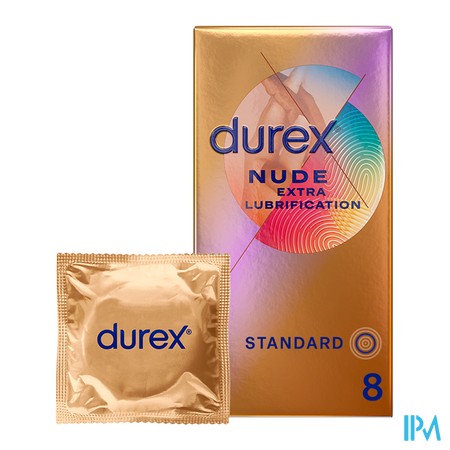 produit PRESERV DUREX NUDE EXTRA LUB X8