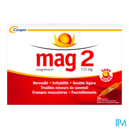 vignette MAG 2 122MG/10ML AMP BUV S/S 30