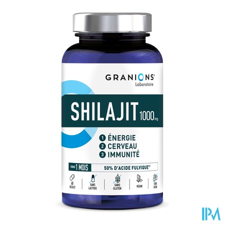 vignette GRANIONS SHILAJIT 1000MG CPR60