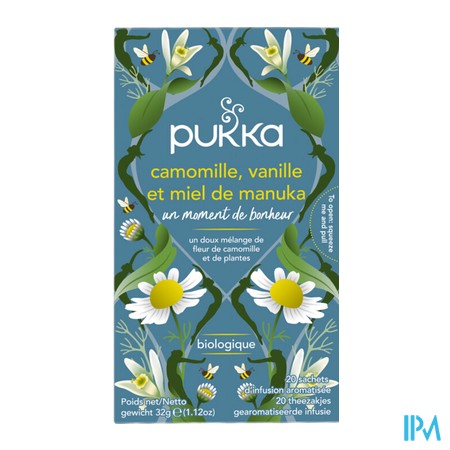 produit PUKKA INFUS CAMO/VANIL/MIEL SACH20
