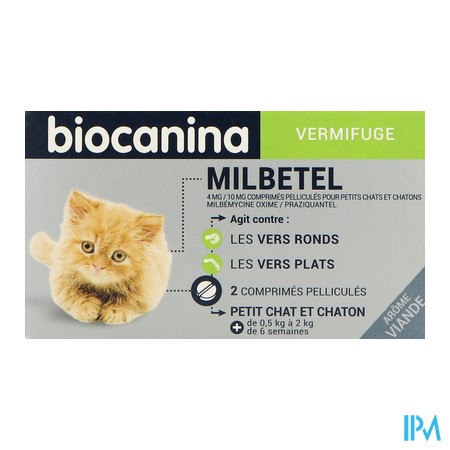 vignette BIOCANINA MILBETEL CHATON CPR2