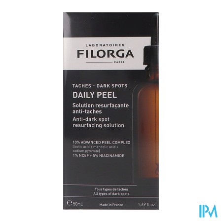 produit FILORGA DAILY PEEL SOL A/TACH 50ML