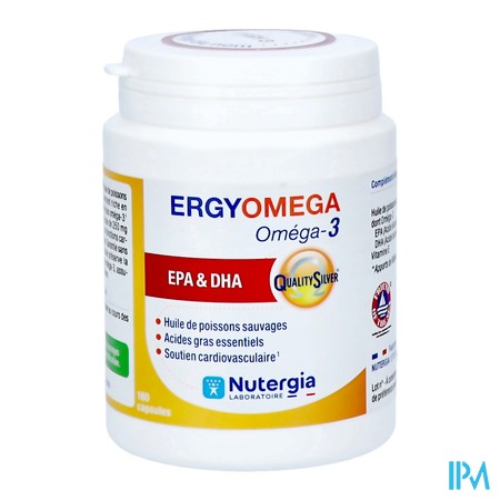 produit ERGYOMEGA OMEGA -3 CAPSULE 180