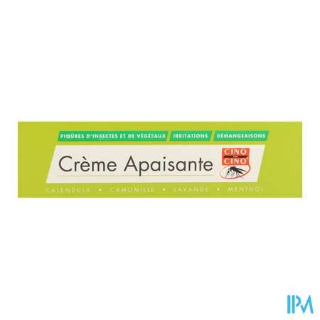 produit CINQ/CINQ NATURA CR APAISANTE 40G