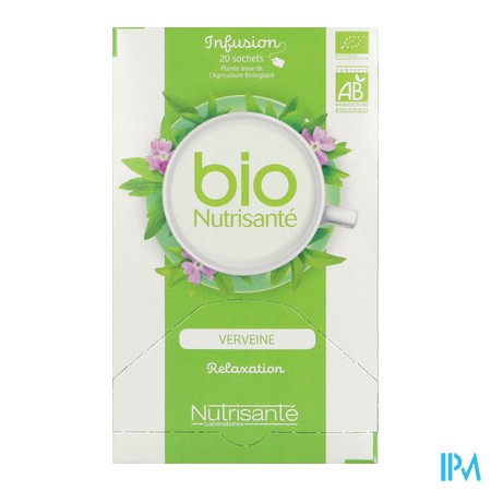 produit NUTRISANTE BIO VERVEINE 20SACH