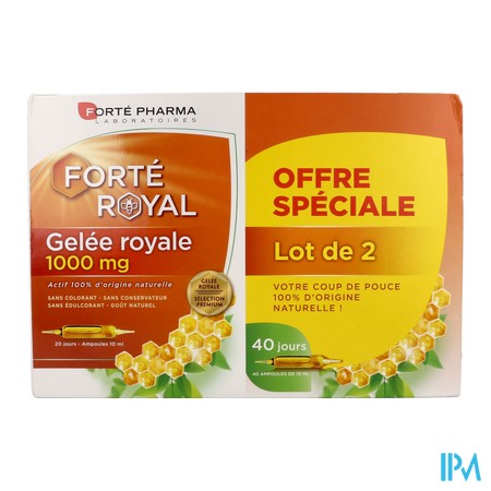 vignette FORTE GELEE 1G 2*20 AMP