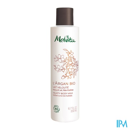vignette MELVITA ARGAN BIO LAIT VELOUT200ML