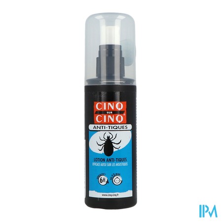 vignette CINQ/CINQ ANTI TIQUE 100ML