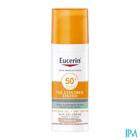 vignette EUCERIN SUN OIL CONTROL GEL-CR TEINT 50ML