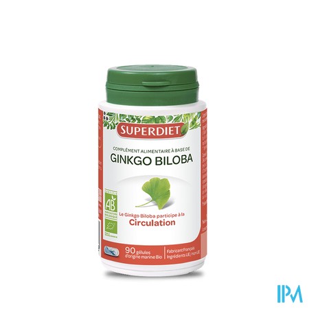 produit SUPERDIET GINKGO BIO GEL90