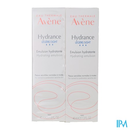 vignette AVENE HYDRANCE EMUL LEGERE 40MLX2