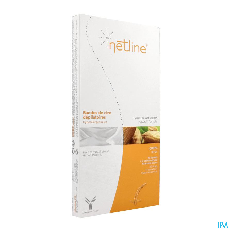 vignette Netline Bandes Depilatoires Hypoallergenique Corps 20