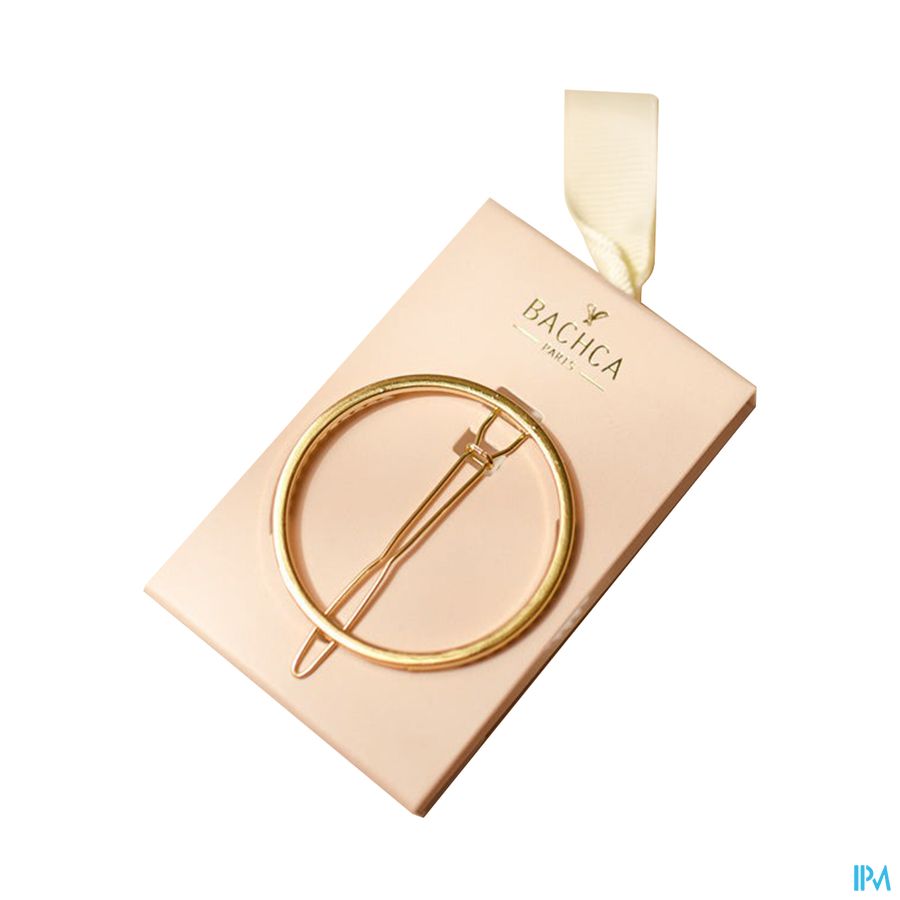 produit BACHCA BARRETTE RONDE DOREE