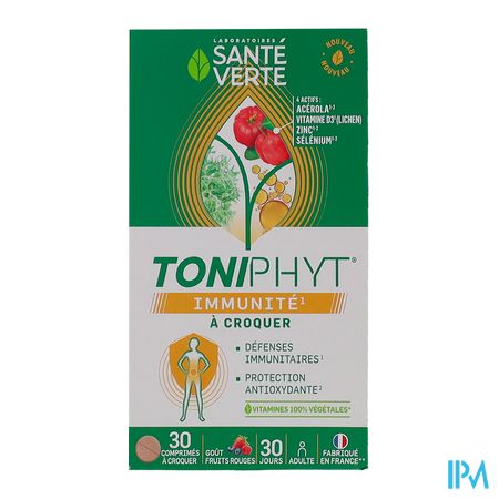 produit Sante Verte Toniphyt Immunite Comprime 30