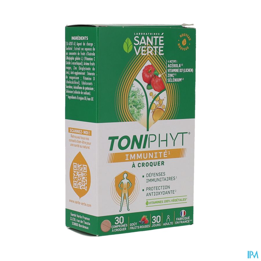 produit SANTE V TONIPHYT IMMUNITE CPR30