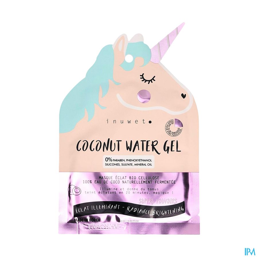 vignette INUWET MASQ LICORNE VISAGE ECLAT BIO