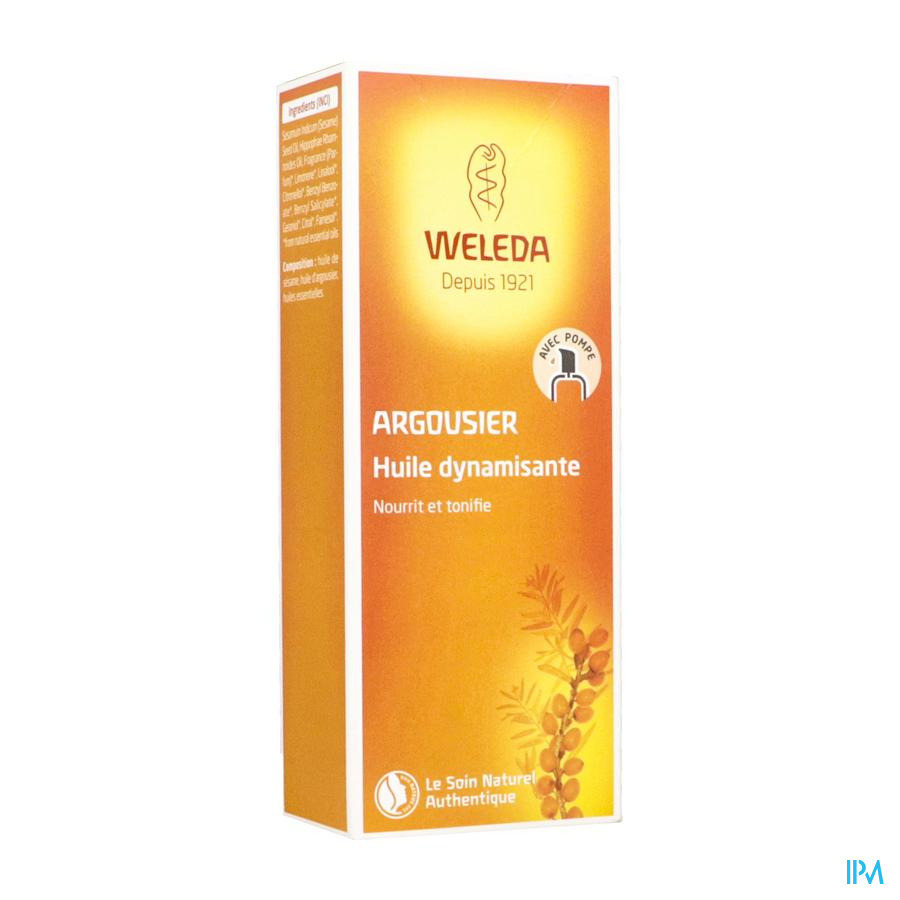 vignette Weleda Argousier Huile Corps Dynamisante 100ml