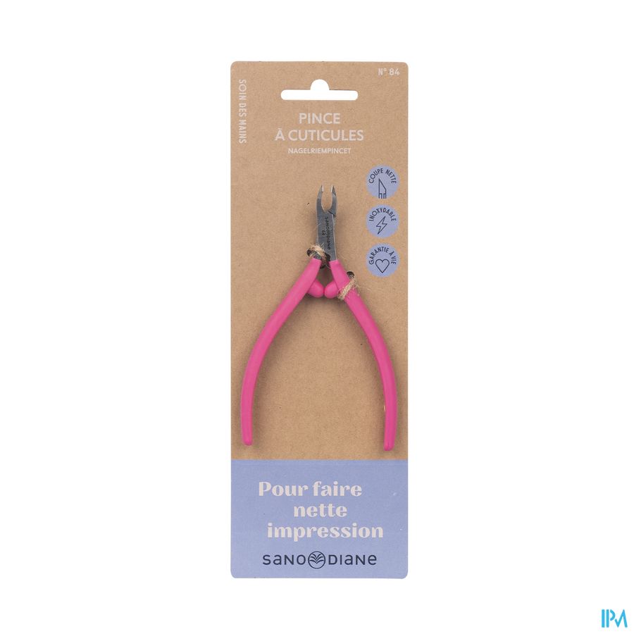 vignette SANODIANE 84 PINCE CUTICULE ROSE