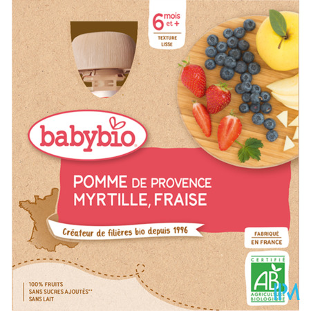 vignette BABYBIO MES FRUITS POM/MYR/FR 4X90G
